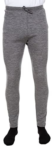 DLX Herren FITCHNER Antibakterielle Baselayer Hose, Dark Grey Marl, x_l