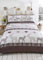 Rapport Home St Andrews Biber-Bettwäsche-Set – Natur – Doppelbett Bettbezug, Baumwolle