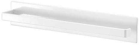 YAMAZAKI 4231 Porte-Serviettes magnétique pour Salle de Bain, Blanc, env. 28 x 4,5 x 5 cm (l x P x H)