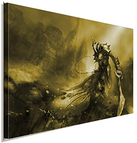 AK ART Dark Souls Leinwandbild Kunstdruck Wandbild Wanddeko Mehrfahrbig TOP XXL (40 x 30 cm)