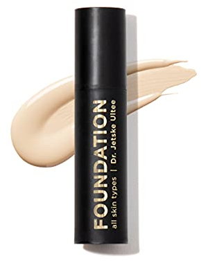 Dr. Jetske Ultee Foundation | Für einen gleichmäßigen und natürlichen Teint | Milde und beruhigende Inhaltsstoffe | Allantoin & Jojobaöl | Für sehr sensible, unruhige Haut geeignet (10)