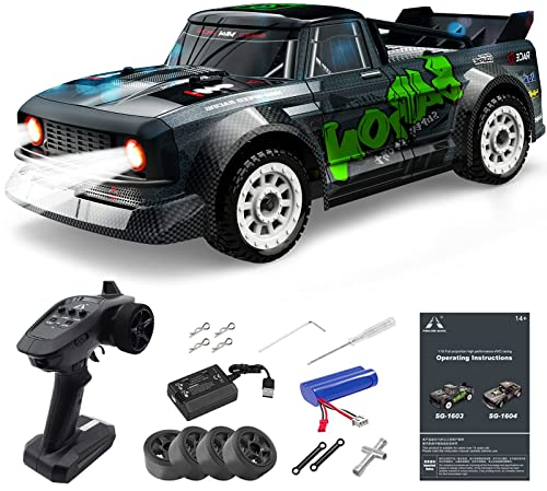 Mostop 1/16 High Speed Ferngesteuert Auto,20MPH RC Drifting Car,4WD Mini RC Drift Auto mit Geschwindigkeit & LenkungKontrollfahrzeug Spielzeug