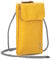 Zwei Handytasche zum Umhängen Olli OP30 Smartphone-Etui 19 x 11 cm, Kleingeldfach + 4 Kartensteckfächer, umlaufender Reißverschluss, längenverstellbarer Riemen, Robustes Material (Yellow)