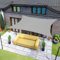 Sunnylaxx 2,5x3,5m Grigio Tenda a Vela Rettangolare, Impermeabile Vele Parasole Protezione UV per Esterno, Giardino e Terrazza, Piscina