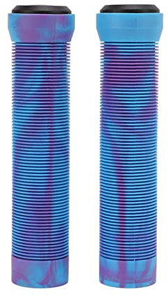 Manopole per Manubrio per Bicicletta, 1 Paio/set 14,7 Cm Manopole per Manubrio in Gomma Antiscivolo Manicotto per Manubrio per Bici per Mountain Bike Standard da 22,2 Mm Bici da Strada(Viola blu)