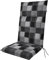 Doppler / Hochlehner Living TOP/Gartenstuhlauflage/Hochlehner/Grau Quadrat/ca. 119 x 48 x 7 cm