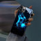 Kompatibel mit LED-Licht, bunt, leuchtend, gehärtetes Glas, Rückseite, stoßfest, für coole Frauen und trendige Männer, iPhone leuchtende Schutzhülle für Anrufe, Musik-Blitz, Senden Sie gehärtete Folie