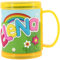 PLUS HOME Taza con nombre personalizado para niñ@,100% a prueba de fugas, sin BPA, 350 ml, para guardería, colegio, viajes y deporte (Elena)
