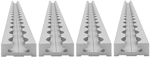lasiprofi Airlineschiene eckig: 34 x 13 mm, 1.000 mm, 2er Set | Zurrschiene | 100 cm | kompatibel mit Fittingen | Silber eloxiert | für Transporter, Wohnwagen, Sprinter UVM. | Aluminium | 1 m