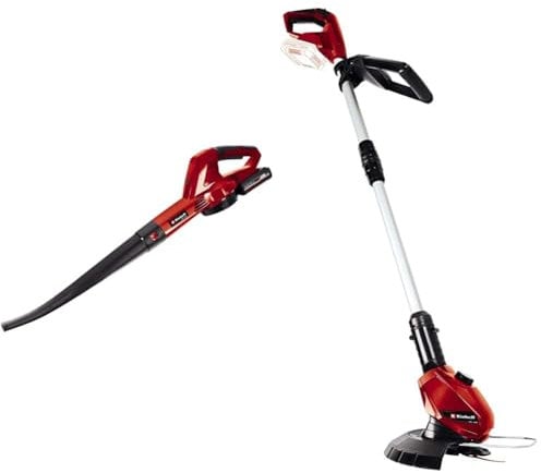 Einhell GC-CL 18 Li E Kit (1x2,0Ah) Soffiatore Power X-Change & Ge-Ct 18 Li Solo Tagliabordi A Batteria Power X-Change 18V, Rosso
