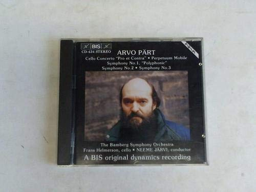 Cello Concerto Pro et Contra.Perpetuum Mobile. Symphony Nr. 1 Polyphonic. Symphony No. 2. Symphony No. 3. CD