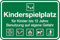 Dreifke® Hinweisschild, Spielplatzschild, Kinderspielplatz bis 12 Jahre, 400 x 600 mm, Aluverbund 1 Stk.