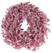 matches21 Hübscher Türkranz Leinenkraut Blumenkranz Wandkranz Tischkranz Trockenblumen 1 STK Ø 25 cm in Hellrosa