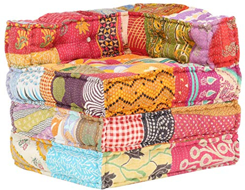 CIADAZ Ecksofabett, Schlafsofa, Schlafcouch, Couch Mit, Sofa Bed, Sofas & Couches, Bettsofa, Stoff 218 x 155 x 69 cm Schwarz und Grau - at