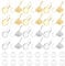 UNICRAFTALE 40 Sets 2 Farben DIY Cabochon Rohlinge Ohrring 304 Edelstahl Ohrring Lünetten 12mm Flach Rund Rohlinge Ohrring Zubehör Metall DIY Ohrringe Mit Glas Cabochons Für Schmuckherstellung