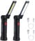 Tolesum LED Arbeitsleuchte Werkstattlampe,Zusammenklappbare,Wiederaufladbare USB-Taschenlampe mit 5 Lichtmodi, 360° drehbar, LED Strahler mit Magnet und Haken für Auto Reparatur Camping Notfall (2pcs)
