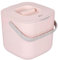 Dihl 7 Litre Indoor Kitchen Compost Caddy Bin, with Strainer and Odour Seal, 7L, Recycle Organic Waste, Pink