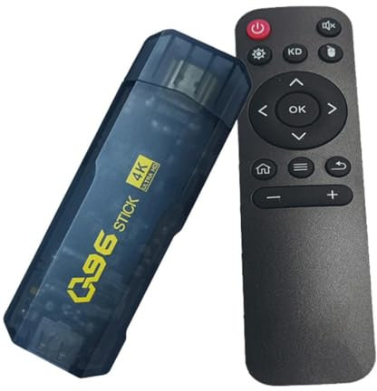 OISE ART STORE Trade Shop – TV Stick 4K Ultra HD con mando a distancia reproductor multimedia 16 GB + 256 GB Androidtv