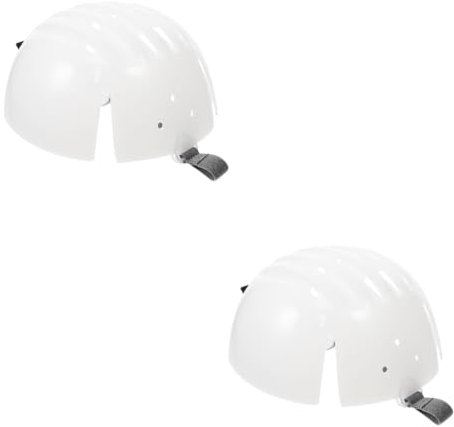 ULTECHNOVO 2pcs Helmet Lining Safety Bump Cap Bump Cap Insert Hat Liner Helmet Insert Safety Caps Liners Bump Caps Insert Hard Hat Insert Safety Hat Insert Protective Hat Universal Pe White