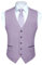HISDERN Gilet da uomo viola Gilet da matrimonio formale Gilet classico da festa Tuxedo con tasche alla moda Regular Fit 4XL