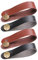 4 Pezzi Tracolla per Chitarra Pulsante per Cinturino, Cravatta per Paletta per Chitarra Pulsante per Tracolla di Chitarra Adattatore Cinturino in Pelle Sostituzione per Ukulele Elettrico Acustico