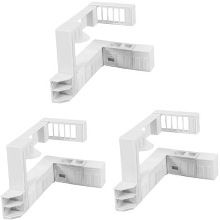 Abaodam 3sätze Maßstab Küchenofen Und Waschbecken Schrank Set Für Und Sandtisch Miniaturmöbel Zubehör Für Kreative Dekoration