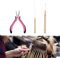 3 Pcs Hair Extension Tool Set - Pliers to Remove Extensions with 3 Hole Clamp, Loop Needle Threader and Pull Out Needle