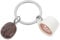 Amosfun Coffee Keychain - Bean and Cup Charm Key Holder, Personalized Bag Hanging Pendants, Themed Charms for Coffee Lovers