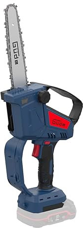 Güde Akku Minikettensäge GMK 18-0 (18 V, Brushless Motor, automatische Kettenschmierung, werkzeugloses Kettenschnellspannsystem, Schnittlänge 130 mm, Ketten-Sicherheitsschutz, ohne Akku/Ladegerät)