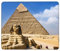 SYLALE Pyramids of Egypt bedrucktes Gaming-Mauspad, 7,9 x 9,5 Zoll Laptop-Mauspad, Computer-Mauspad, Gummi-Schreibtischunterlage