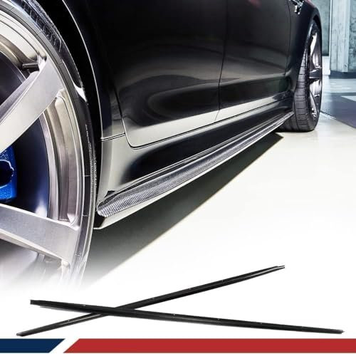 ZFTAP Auto Seitenschweller für BMW 5 Series 2018-2022 G30 520i 530i 540i M Sport F90 M5,Auto Trittbretter Seitenschürze Kratzfest Auto Seitenfender Rock Splitter