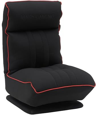 Mars Gaming MGC-Throne, Sofá Gaming Ergonómico, Base con Rotación 360°, Respaldo y Reposacabezas Ajustables, Espuma de Alta Densidad, Diseño Versátil Plegable, Sofá PC con Estructura Robusta, Rojo