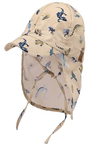 Mikk-line Sonnenhut Baby UV Schutz 50+ | Mütze mit Nackenschutz für Jungen & Mädchen | Atmungsaktiver Schirmmütze Kinder | Verstellbarer Sonnenhut für Outdoor, Garten & Strand
