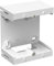 Accessorio per battiscopa superficie, compatibile con serie Europa, ideale per impianti elettrici e finiture decorative.