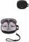 yystao - Cover per auricolari wireless QCY Melobuds Pro HT08, custodia protettiva in morbido silicone compatibile con QCY Melobuds Pro HT08, con cordino, antipolvere, antiurto e durevole, colore nero
