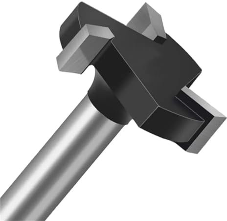 Spoilboard Surfacing Router Bits, 1/4 inch 6mm Shank 1 inch Cutting Diameter, Slab Flattening Router Bit Planing Bit Wood(6.35X25.4)