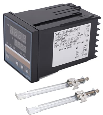Digitaler Thermostat-Temperaturregler REX‑C700FK02‑V*AN, Abnehmbares Gehäusedesign, PID-Regelung, Zwei Ausgangsfunktionen, SPC-Genauigkeit
