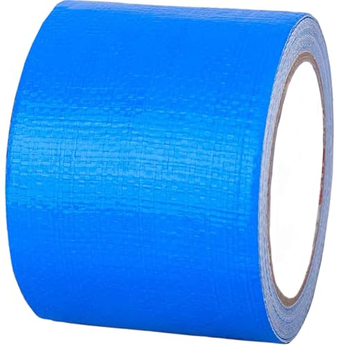VOGANLL Cinta adhesiva de reparación para lonas de tejido (azul, PE, longitud 8 m, ancho 8 cm)