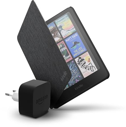 Amazon Kindle Colorsoft 16 GB + Schwarzer Stoffhülle + 9W-Netzteil
