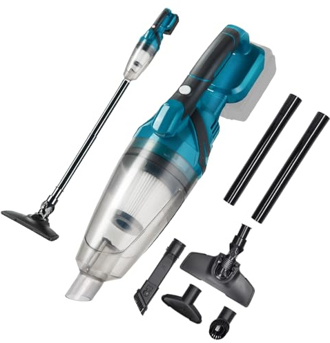 Akku Handstaubsauger, Handstaubsauger (18V), Tragbarer Wiederaufladbarer | Mini Staubsauger Kompatibel mit makita füR Zuhause,Teppich,Treppen,Tierhaarreinigung Und Couch (Keine Batterien Enthalten