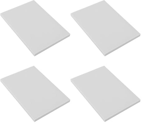 ANKROYU Stempelblock aus Premium-weichem Gummi, Schnitzblock-Set für DIY-Stempelherstellung, Basteln, Scrapbooking, Heimgebrauch, 10 Stück, 10 x 15 x 0,8 cm (Weiß)