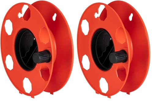 POLY POOL - PP2603 Aufroller ROLLY für Verlängerungskabel, Seile, Schläuche - Professionelle Kabeltrommel, ideal für Rasenmäher - Aufhängbare und leicht zu transportierende Kabel- und Schlauchtrommel