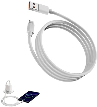 Hxjfnb 120W Câble USB C Charge Rapide(2M),Charge Rapide 6A Turbo,Compatible avec 33W/67W,pour Xiaomi 15/15T/14T/13T/12T/11T, Redmi Note 14/13/12/11 Pro, POCO X7/X6/M6, Câble Charge et Transfert