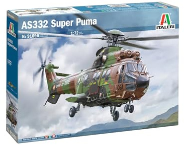 Italeri IT91096 1/72 AS332 Super Puma Hubschrauber Plastikmodell