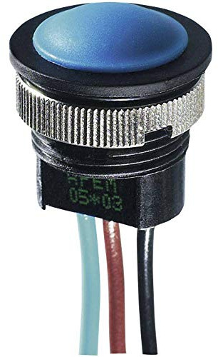 APEM IAR3F1200 Druckschalter, 24 V/DC, 2 A, 1 x Aus/(ON), Erinnerungsfunktion, IP67 (Frontblende), 1 Stück