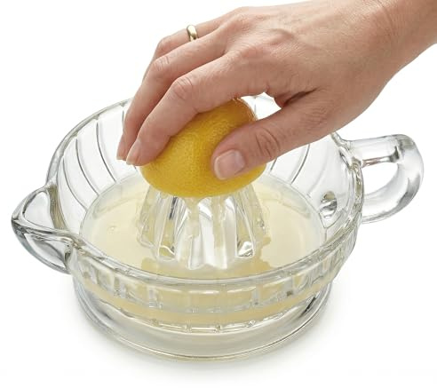 Harold Import Company Presse-citron et agrumes Presse-agrumes en verre. Glass Juicer transparent