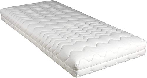 M.K.F. Florence Premium 7-Zonen Matratze 90x200 cm Tonnentaschenfederkern Härtegrad H2 formstabil und bequem