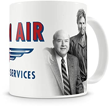 MacGyver Lizenzprodukt Daltons Air Kaffeetasse, Kaffeebecher, MUG1521, Weiß