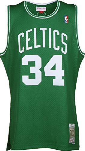 Mitchell & Ness Classic Swingman #34 Paul Pierce Basketballtrikot Herren grün/weiß, XL