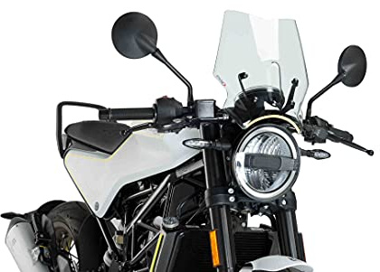 Puig Windshield Naked New Generation Sport 9702W for Husqvarna Svartpilen 401 17'-19', Husqvarna Vitpilen 401 17'-19'